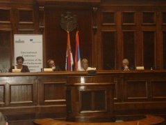 3 April 2012 National Assembly Speaker Prof. Dr Slavica Djukic Dejanovic at the international conference on “Cooperation of Parliaments and Independent Regulatory Bodies in South-East Europe”